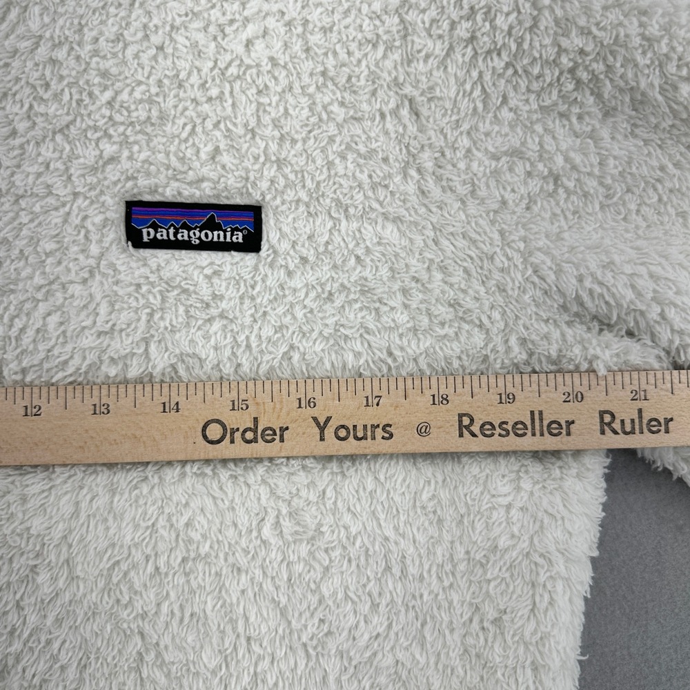 Patagonia Los Gatos Fleece Pullover Womens Small Birch White 1/4 Quarter Zip S - Picture 6 of 11